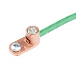 14 AWG to 4 AWG Copper Barrel Mechanical Lug (2-Pack) by Commercial Electric -Eaton Sales commercial electric accessories g22502 31 1000