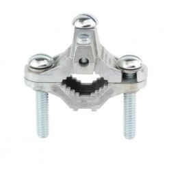 1/2 in. to 1 in. Zinc Ground Clamp for #8 SOL/STR to #6 STR Wire by Commercial Electric