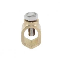 3/8 in. to 1/2 in. Bronze Ground Rod Clamp for 10 - 2 AWG by Commercial Electric