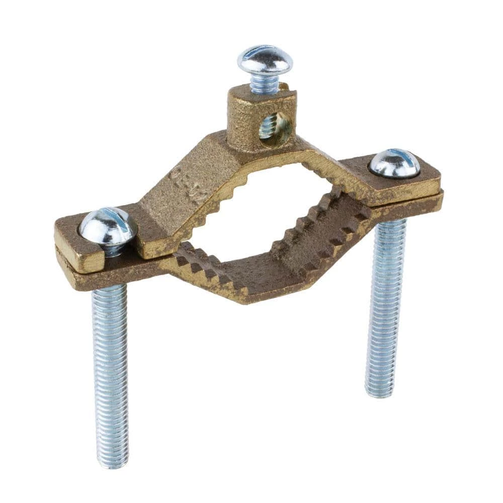 1-1/4 in. to 2 in. Bronze Ground Clamp for 10 - 2 AWG by Commercial Electric 5 1-1/4 in. to 2 in. Bronze Ground Clamp for 10 - 2 AWG by Commercial Electric - Image 3