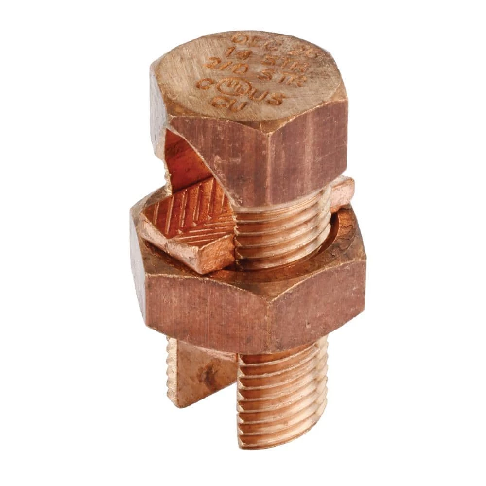 2 AWG to 2/0 AWG Copper Split Bolt by Commercial Electric 5 2 AWG to 2/0 AWG Copper Split Bolt by Commercial Electric - Image 3