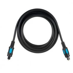 6-1/2 ft. Digital Fiber Optical Audio Cable in Black by Commercial Electric