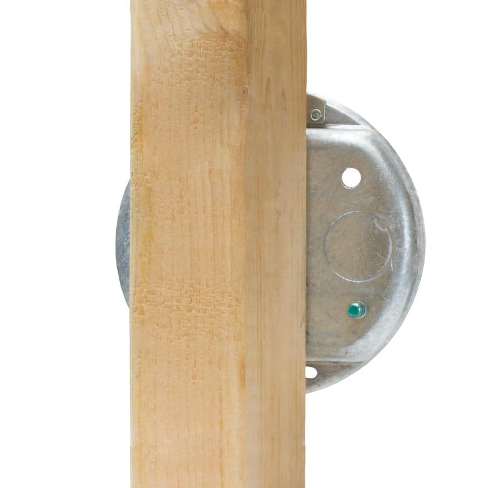 1/2 in. Deep 5.9 cu. in. Ceiling Fan Box with Metal Cover by Commercial Electric 4 1/2 in. Deep 5.9 cu. in. Ceiling Fan Box with Metal Cover by Commercial Electric - Image 2