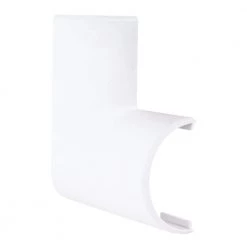 1/2 Round Channel Flat 90-Degree Elbow by Commercial Electric