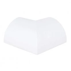 1/4 Round Channel Outside 90-Degree Elbow by Commercial Electric