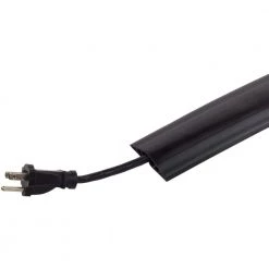 5 ft. PVC Floor Cord Protector in Black by Commercial Electric