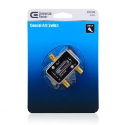 Coaxial A/B Switch by Commercial Electric -Eaton Sales commercial electric coaxial cables a b switch a0 1000