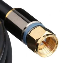 15 ft. RG-6 Coaxial Cable - Black by Commercial Electric -Eaton Sales commercial electric coaxial cables y278901 40 1000