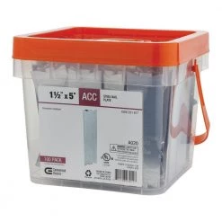 1-1/2 in. x 5 in. Steel Nail Plate (100-Pack) by Commercial Electric -Eaton Sales commercial electric conduit fittings fanps 500 100 44 1000