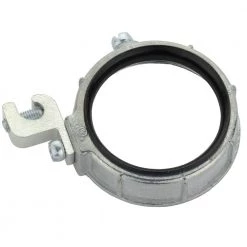 2 in. Rigid Metal Conduit (RMC) Insulated Metallic Grounding Bushing with Lay-in Lug by Commercial Electric