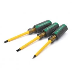 3-Pieces Insulated Screwdriver by Commercial Electric -Eaton Sales commercial electric electrical screwdrivers nut drivers ce180434 40 1000