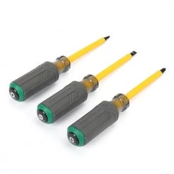 3-Pieces Insulated Screwdriver by Commercial Electric -Eaton Sales commercial electric electrical screwdrivers nut drivers ce180434 66 1000