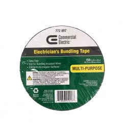 2 in. x 150 ft. Vinyl Electrical Bundling Tape - Silver by Commercial Electric