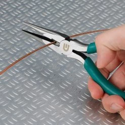 6 in. Long Nose Pliers by Commercial Electric 19 6 in. Long Nose Pliers by Commercial Electric -Eaton Sales commercial electric electrician s needle nose pliers ce180831 31 1000