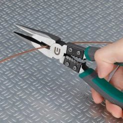 8 in. Long Nose Pliers and Stripper by Commercial Electric -Eaton Sales commercial electric electrician s needle nose pliers ce190203 31 1000