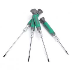 Electrician's Precision Screwdriver (4-Piece) by Commercial Electric -Eaton Sales commercial electric electricians tool sets ce160142 4f 1000