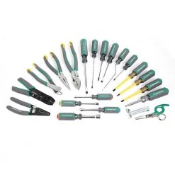 22-Piece Electrician's Tool Set by Commercial Electric -Eaton Sales commercial electric electricians tool sets ce180607 4f 1000