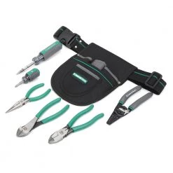 7-Piece Electrician's Tool Set with Pouch by Commercial Electric -Eaton Sales commercial electric electricians tool sets ce180608 1f 1000