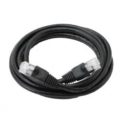 7 ft. 24/7-Gauge 8-Wire CAT6 Ethernet Cable, Black by Commercial Electric 8 7 ft. 24/7-Gauge 8-Wire CAT6 Ethernet Cable, Black by Commercial Electric -Eaton Sales commercial electric ethernet cables 342367 7 40 1000