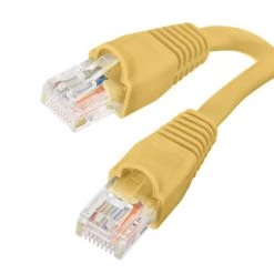 15 ft. CAT5e UTP Ethernet Cable, Yellow by Commercial Electric