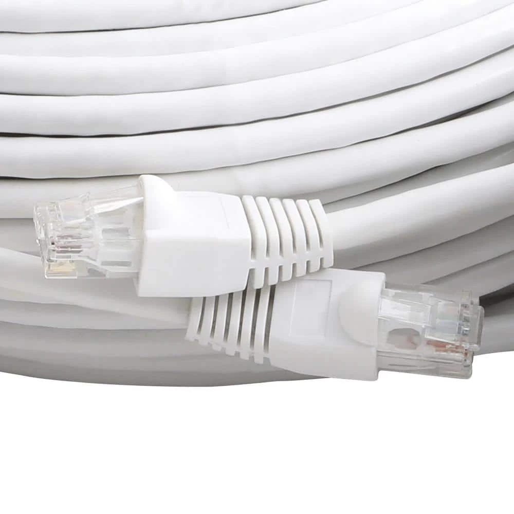 150 ft. CAT6 Ethernet Cable in White by Commercial Electric 5 150 ft. CAT6 Ethernet Cable in White by Commercial Electric - Image 3