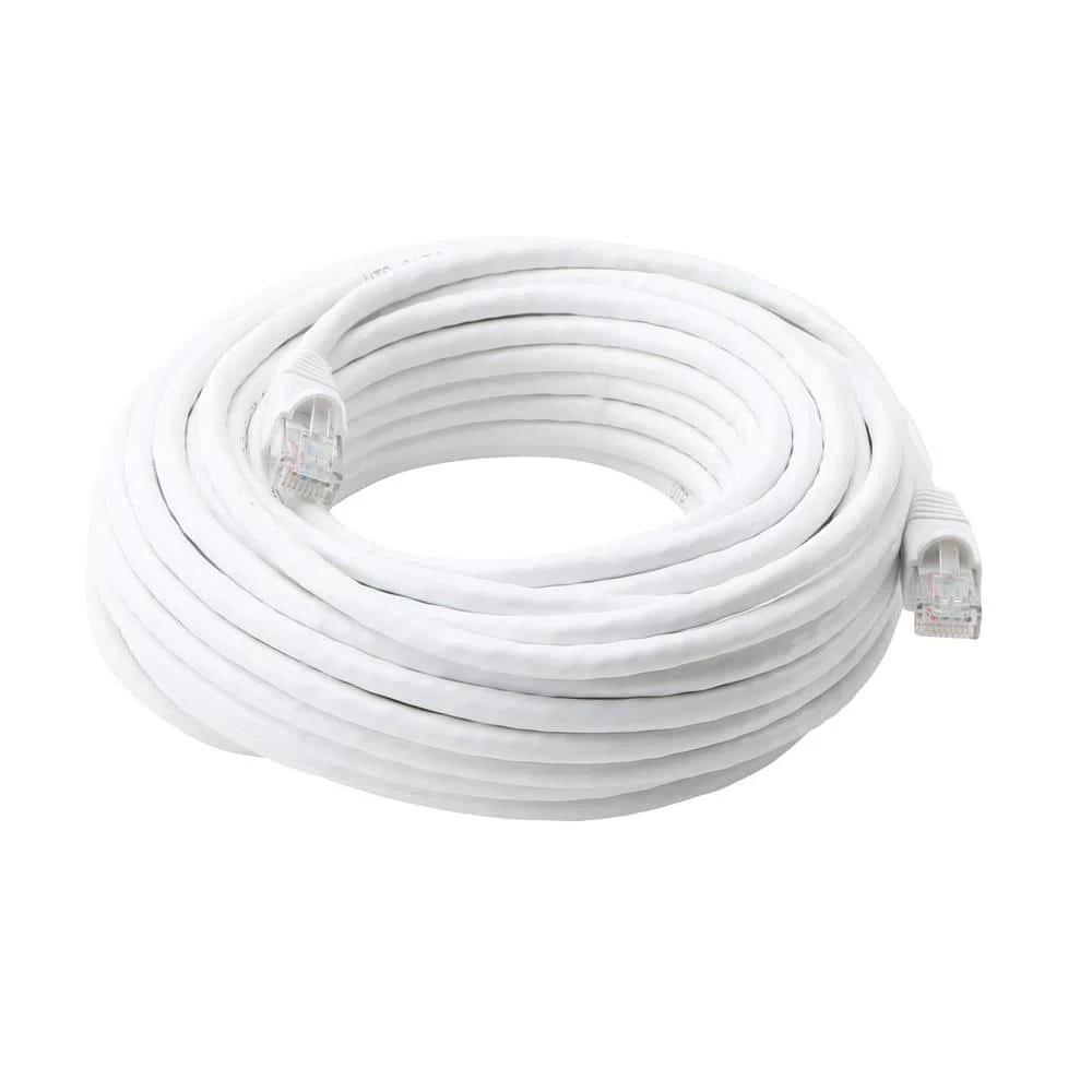 50 ft. Cat6 UTP Ethernet Cable, White by Commercial Electric 4 50 ft. Cat6 UTP Ethernet Cable, White by Commercial Electric - Image 2