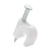 Coaxial Nail-In Clips, White (20-Pack) by Commercial Electric -Eaton Sales commercial electric extension cord accessories nail 20 wh 64 1000