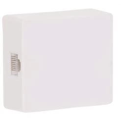 Surface Mount Ethernet Jack, White by Commercial Electric -Eaton Sales commercial electric jacks 468 8c wh 40 1000