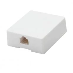 Surface Mount Ethernet Jack, White by Commercial Electric