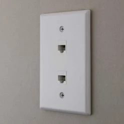 Category 6 Jack - White by Commercial Electric -Eaton Sales commercial electric jacks 5016 wh 4f 1000