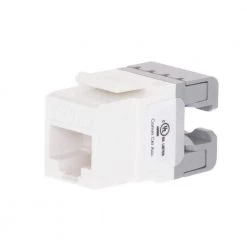Category 6 Jack - White by Commercial Electric -Eaton Sales commercial electric jacks 5016 wh a0 1000