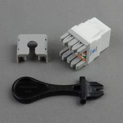 Category 6 Jack - White by Commercial Electric -Eaton Sales commercial electric jacks 5016 wh c3 1000