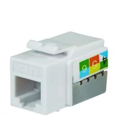 Voice Grade Jack - White by Commercial Electric