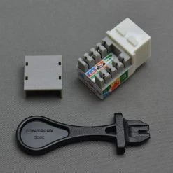 Voice Grade Jack - White by Commercial Electric -Eaton Sales commercial electric jacks 5023 wh c3 1000