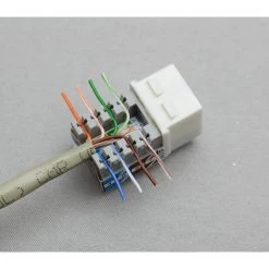 2-Port Wall Plate and Category 5E Jack in White (10-Pack) by Commercial Electric -Eaton Sales commercial electric jacks 5025 wh 10 5002 wh 1f 1000