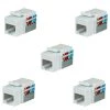 Category 5e Jack in White (5-Pack) by Commercial Electric -Eaton Sales commercial electric jacks 5025 wh 5pk 64 1000
