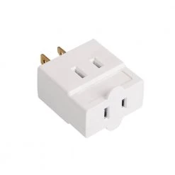 3-Outlet 15 Amp Cube Wall Tap by Commercial Electric