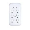 6-Outlet Wall Mounted Surge Protector, White by Commercial Electric 2 6-Outlet Wall Mounted Surge Protector, White by Commercial Electric -Eaton Sales commercial electric surge protectors la 9a 8 64 1000