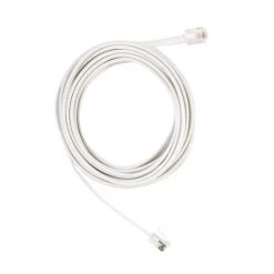 12 ft. Telephone Line Cord, White by Commercial Electric