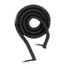 25 ft. Corded Phone Handset Coil, Black by Commercial Electric -Eaton Sales commercial electric telephone cords 25ft cpp 4c bk 64 1000