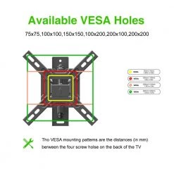 13 in. to 47 in. Full Motion Wall Mount for TVs by Commercial Electric -Eaton Sales commercial electric tv mounts xd2483 s 1f 1000