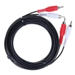 15 ft. Audio Cable with RCA Plugs by Commercial Electric