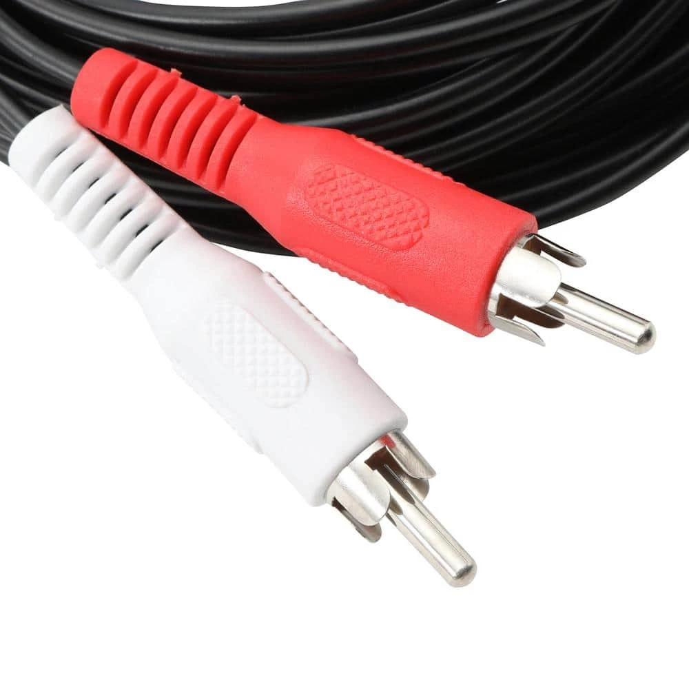 15 ft. Audio Cable with RCA Plugs by Commercial Electric 4 15 ft. Audio Cable with RCA Plugs by Commercial Electric - Image 2