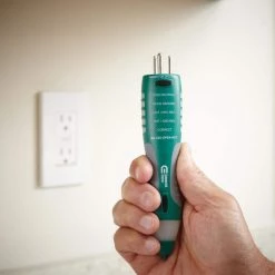 DualCheck 2-in-1 Tester, 50-1000V AC Non-Contact Voltage Detector and GFCI Outlet Circuit Analyzer by Commercial Electric 20 DualCheck 2-in-1 Tester, 50-1000V AC Non-Contact Voltage Detector and GFCI Outlet Circuit Analyzer by Commercial Electric -Eaton Sales commercial electric voltage tester ce vd7504gfi 4f 1000