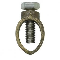 1/2 in.- 3/4 in. Ground Rod Clamp for #10 SOL - 1/0 STR Wire by Commercial Electric