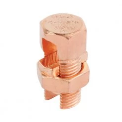 4-1/0 AWG Copper Split Bolt by Commercial Electric -Eaton Sales commercial electric wire connectors wire terminals goec 25 40 1000