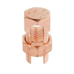 4-1/0 AWG Copper Split Bolt by Commercial Electric -Eaton Sales commercial electric wire connectors wire terminals goec 25 c3 1000