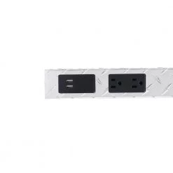 10-Outlet 2 USB Heavy-Duty Power Strip with Circuit Breaker by Commercial Electric -Eaton Sales diamond pattern commercial electric power strips lts 10z2300 2u 44 1000