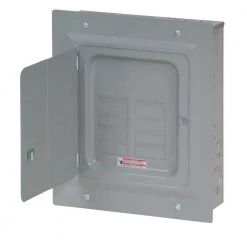 BR 125 Amp 8-Space 16-Circuit Indoor Main Lug Loadcenter with Flush Door by Eaton