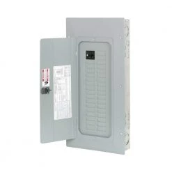 BR 100 Amp 60-Circuit Indoor Main Breaker Plug-On Neutral Load Center with Copper Bus by Eaton
